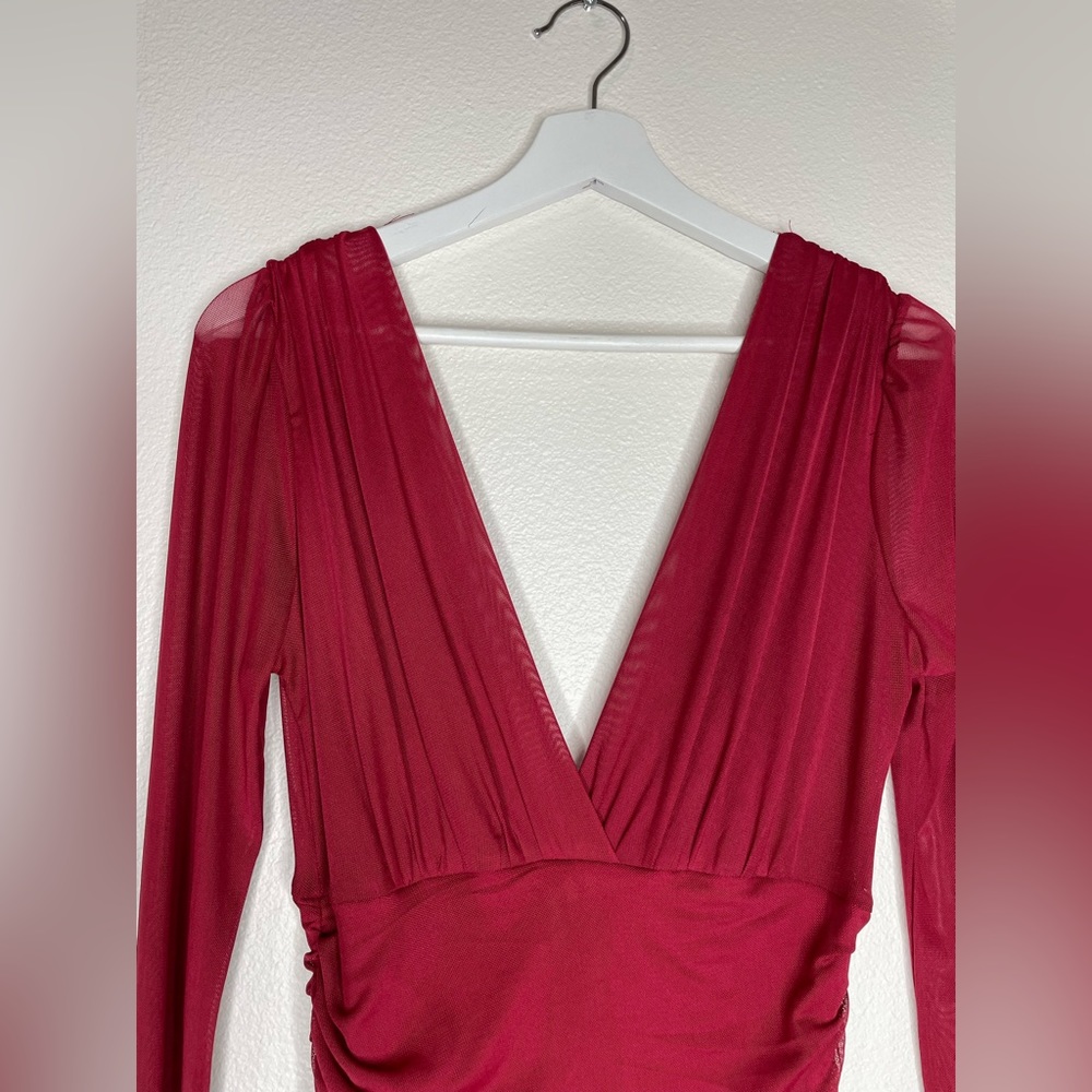 Mini Ruched Dress - Picture 2 of 4